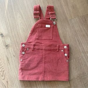 7 For All Mankind Pink Overalls 18 Months
